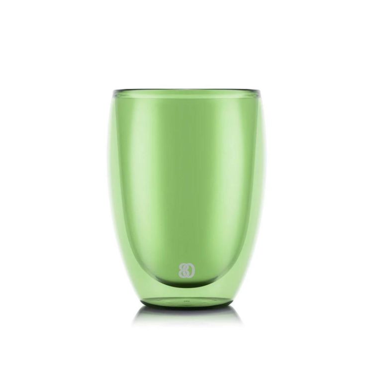 Bodum 2 Pavina dubbelwandige glazen 350ml (Green) - Panache (Koksijde)