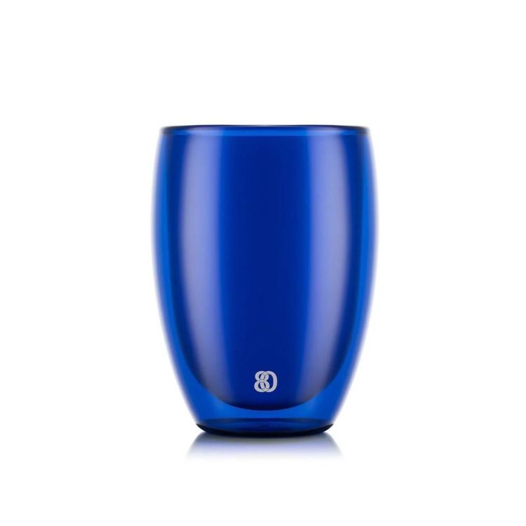 Bodum 2 Pavina verres double paroi 350ml (royal blue) - Panache (Koksijde)