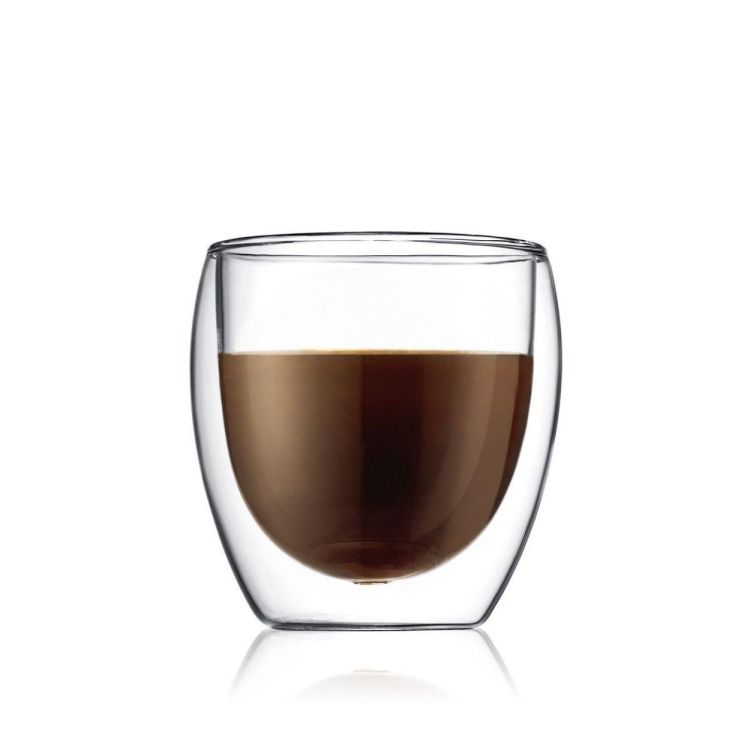 Bodum 6 Pavina Verres à Double Paroi 250 ml (Transparant) - Panache (Koksijde)