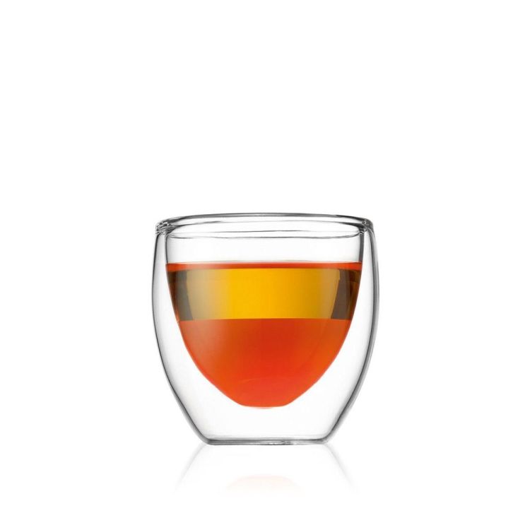 Bodum 6 Pavina Verres à Double Paroi 80 ml (Transparant) - Panache (Koksijde)