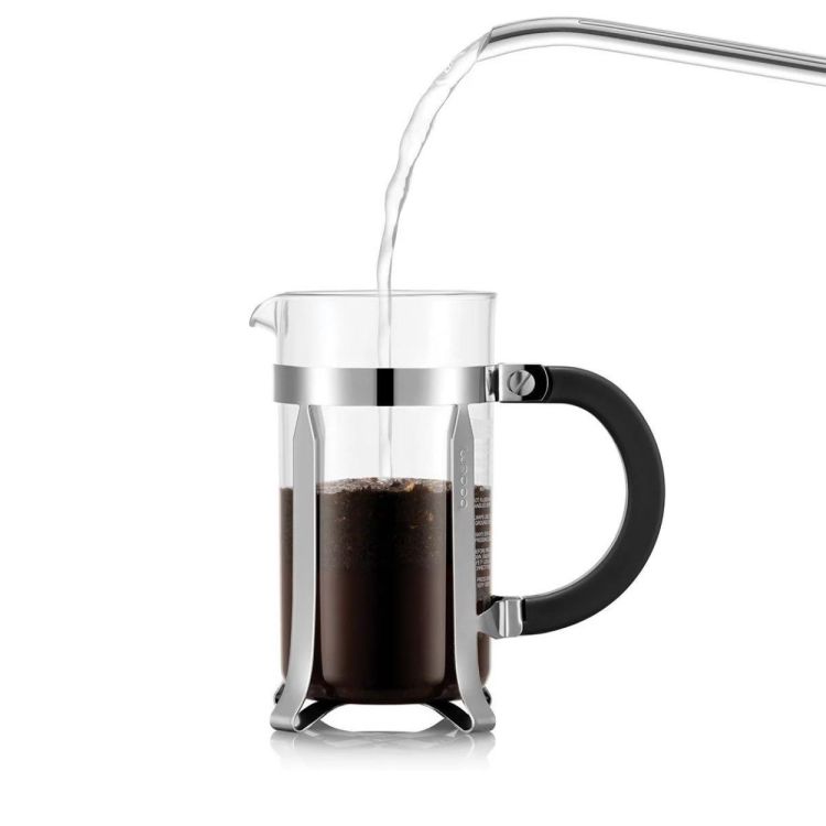 Bodum French Press cafetière 3 cups 350ml Chambord (Inox) - Panache (Koksijde)