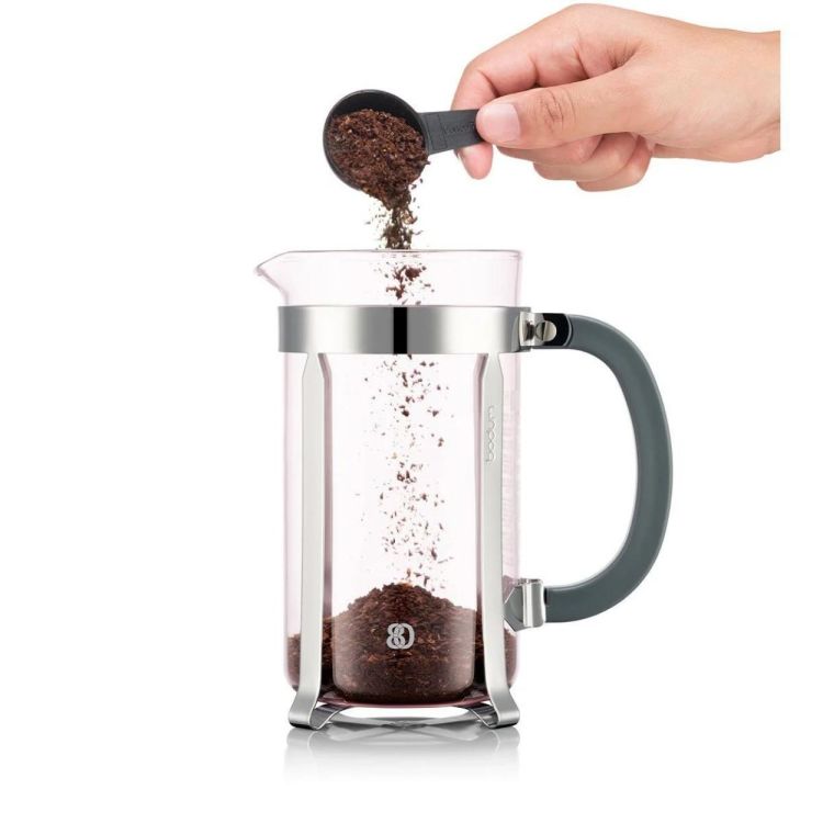 Bodum French Press cafetière 8 cups 1L Chambord (Grey) - Panache (Koksijde)