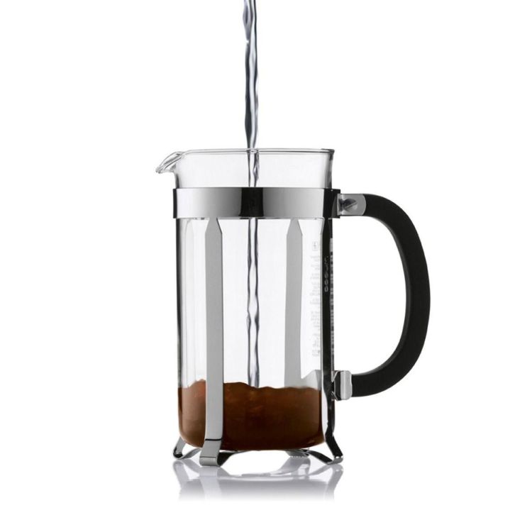 Bodum French Press cafetière 8 cups 1L Chambord (Inox) - Panache (Koksijde)