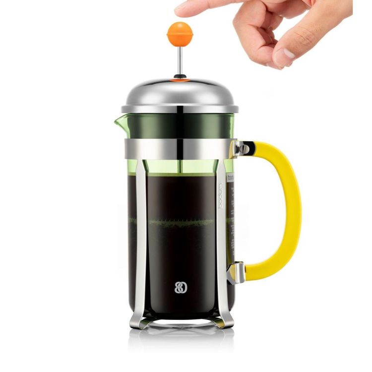 Bodum French Press cafetière 8 cups 1L Chambord (Yellow) - Panache (Koksijde)