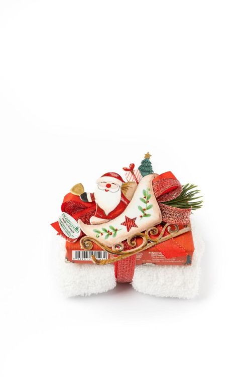 Bolgherello Set zeep + handdoekje + kerstmagneet (Assorti) - Panache (Koksijde)