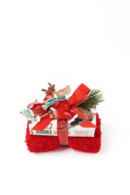 Bolgherello Set zeep + handdoekje + kerstmagneet (Assorti) - Panache (Koksijde)