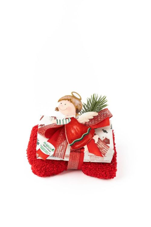 Bolgherello Set zeep + handdoekje + kerstmagneet (Assorti) - Panache (Koksijde)