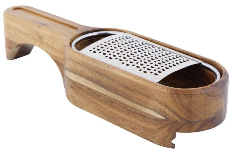 Brandless Kaasrasp met opvangbak Aspen (Hout) - Panache (Koksijde)