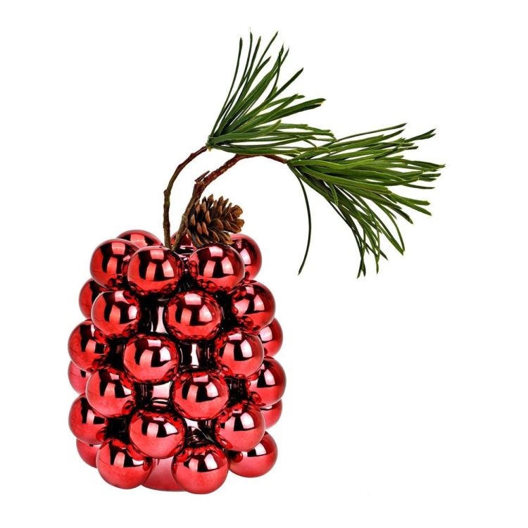 Brandless Kerstballen vaas 17cm (Rood) - Panache (Koksijde)