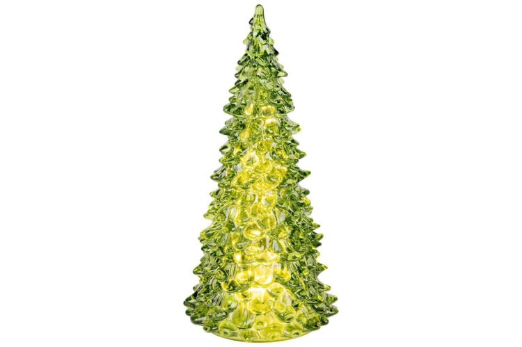 Brandless Kerstboom glas LED 22cm (Groen) - Panache (Koksijde)