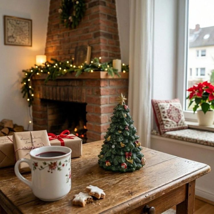 Brandless Boîte à musique sapin de Noël 15 cm (Groen) - Panache (Koksijde)