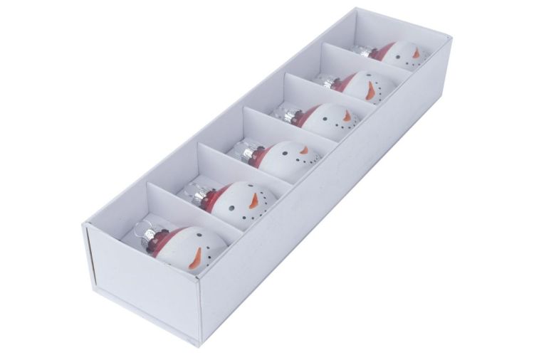 Brandless Set de 6 porte-noms Bonshommes de neige (Multi) - Panache (Koksijde)