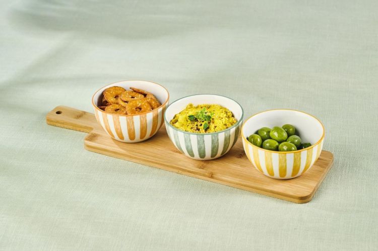 Brandless Tapasset Copa strepen (Multi) - Panache (Koksijde)