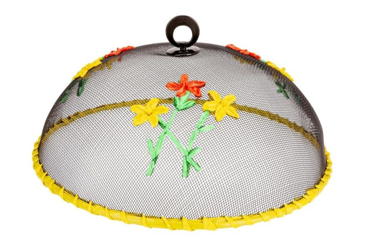 Brandless Voedselkap Bloemen Ø35cm (Geel) - Panache (Koksijde)