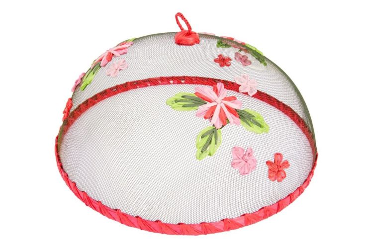 Brandless Voedselkap Bloemen Ø35cm (Roze) - Panache (Koksijde)