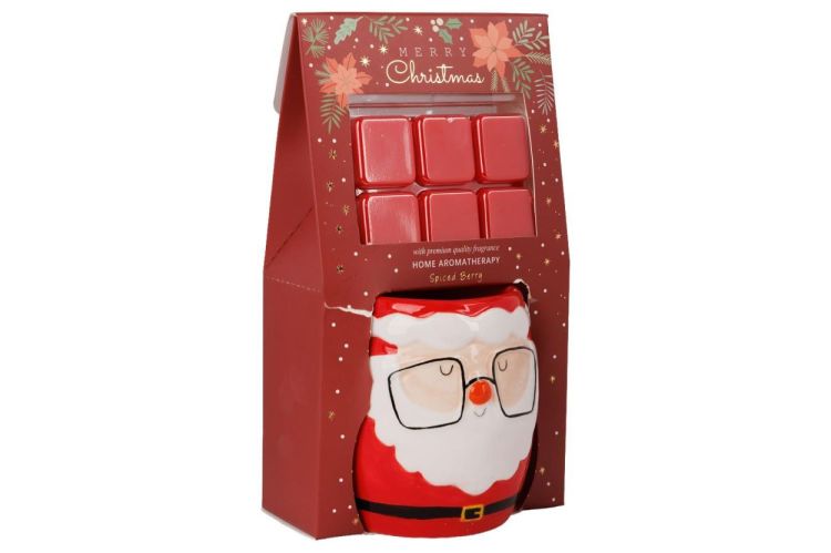 Brandless Coffret cadeau de fondants parfumés Père Noël (Rood) - Panache (Koksijde)