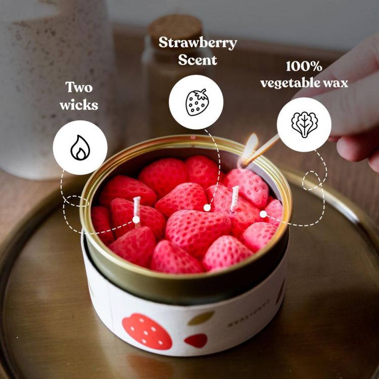 Candlecan Candlecan Ripe Strawberries (Multi) - Panache (Koksijde)