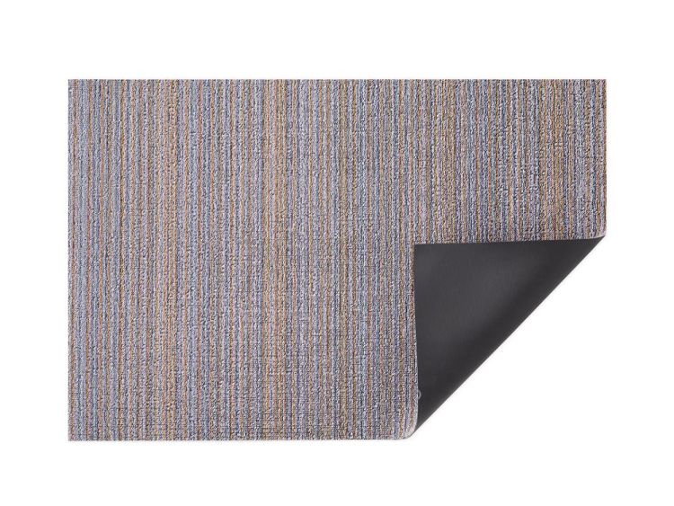 Chilewich Shag Mat 46x71cm Skinny stripe (Periwinkle) - Panache (Koksijde)