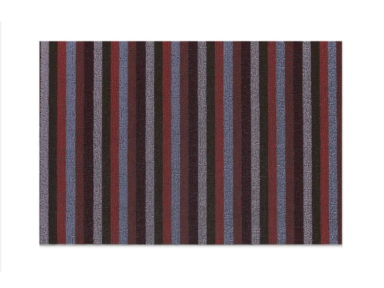 Chilewich Shag Mat 61x91cm Even Stripe (Berry) - Panache (Koksijde)