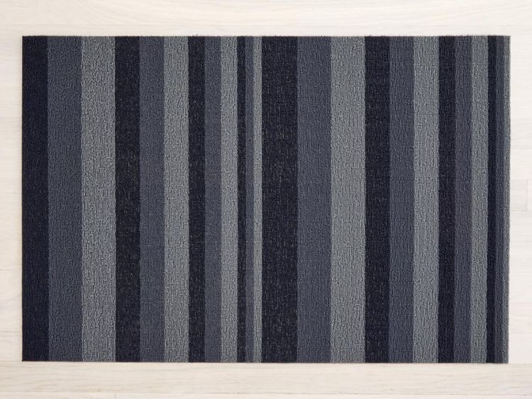 Chilewich Shag Mat 46x71cm Bounce Stripe (Storm) - Panache (Koksijde)