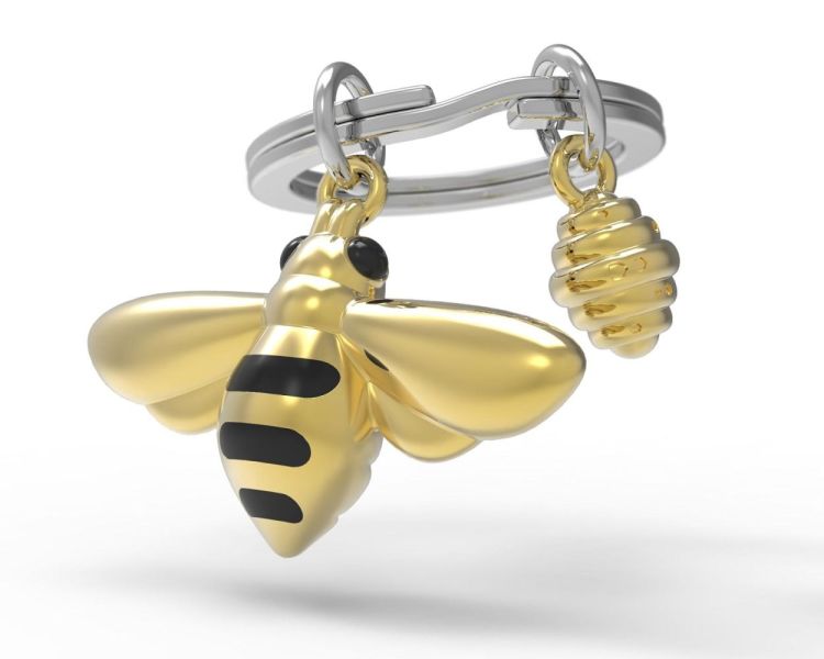 Chocli Keychain Bee with Honey (Gold) - Panache (Koksijde)