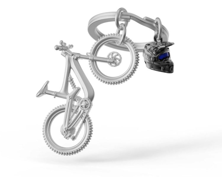 Chocli Keychain Bike with Helmet (Multi) - Panache (Koksijde)