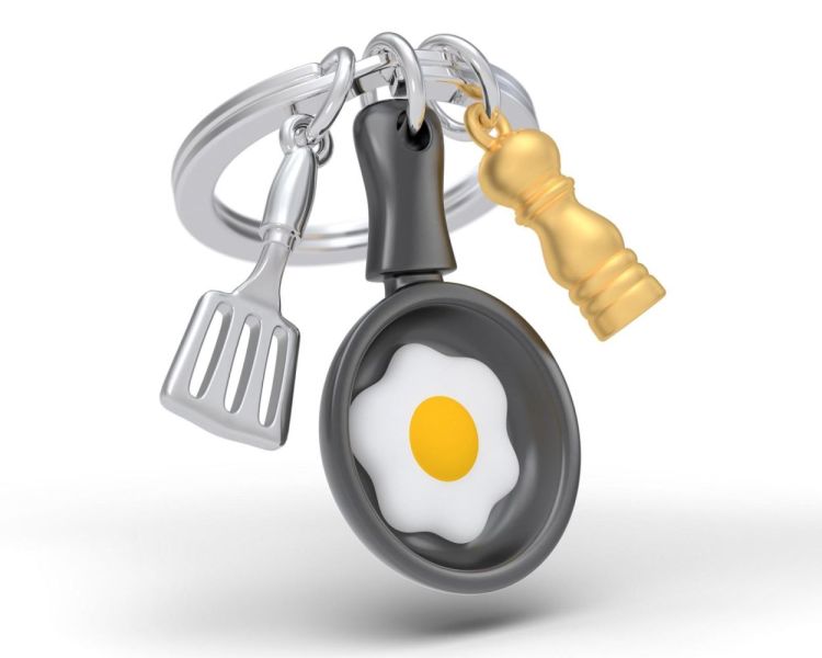 Chocli Keychain Breakfast Cooking (Multi) - Panache (Koksijde)