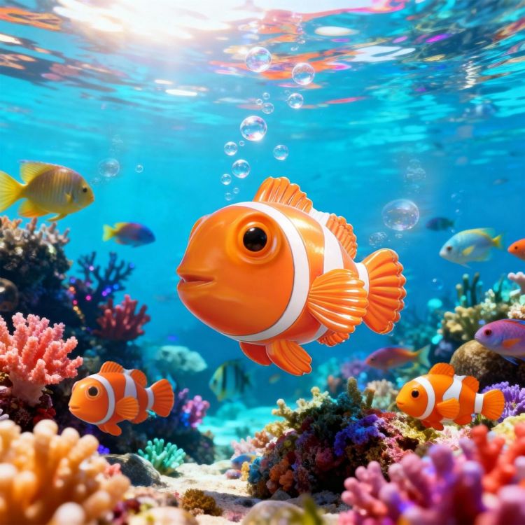 Chocli Keychain Clownfish Nemo (Orange) - Panache (Koksijde)