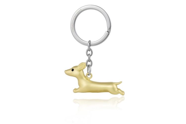 Chocli Keychain Dachshund (Pearl Gold) - Panache (Koksijde)