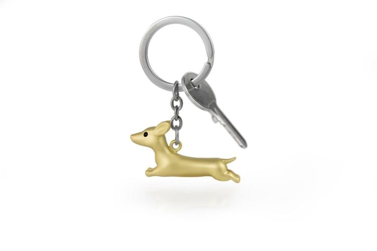 Chocli Keychain Dachshund (Pearl Gold) - Panache (Koksijde)