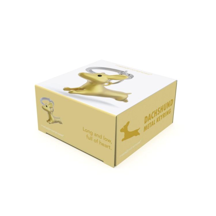 Chocli Keychain Dachshund (Pearl Gold) - Panache (Koksijde)