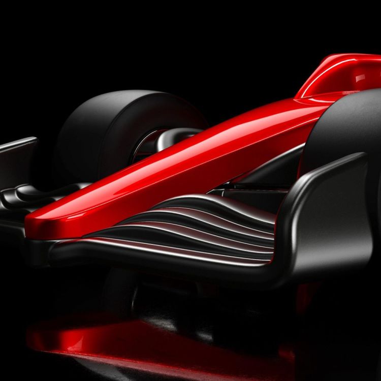 Chocli Keychain Formula racer car (Red) - Panache (Koksijde)