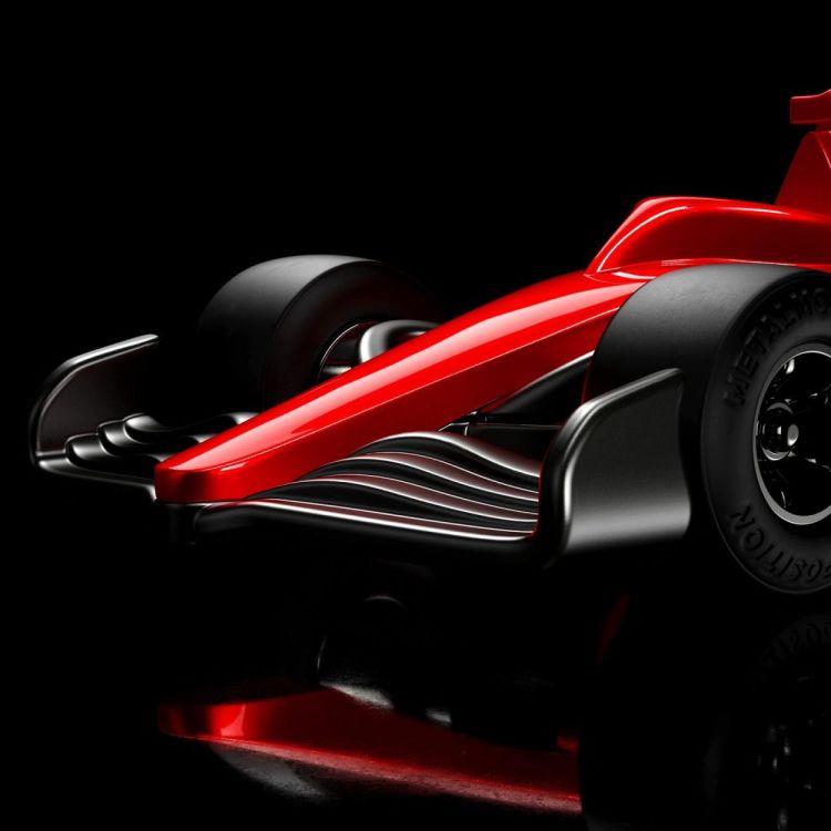 Chocli Keychain Formula racer car (Red) - Panache (Koksijde)