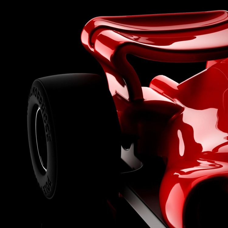 Chocli Keychain Formula racer car (Red) - Panache (Koksijde)