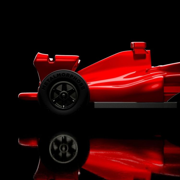 Chocli Keychain Formula racer car (Red) - Panache (Koksijde)