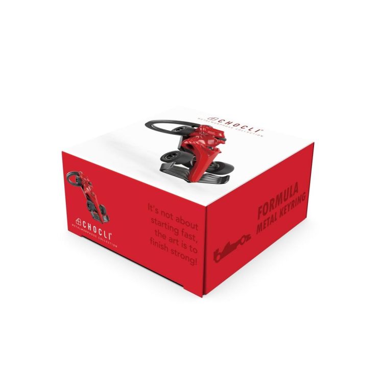 Chocli Keychain Formula racer car (Red) - Panache (Koksijde)