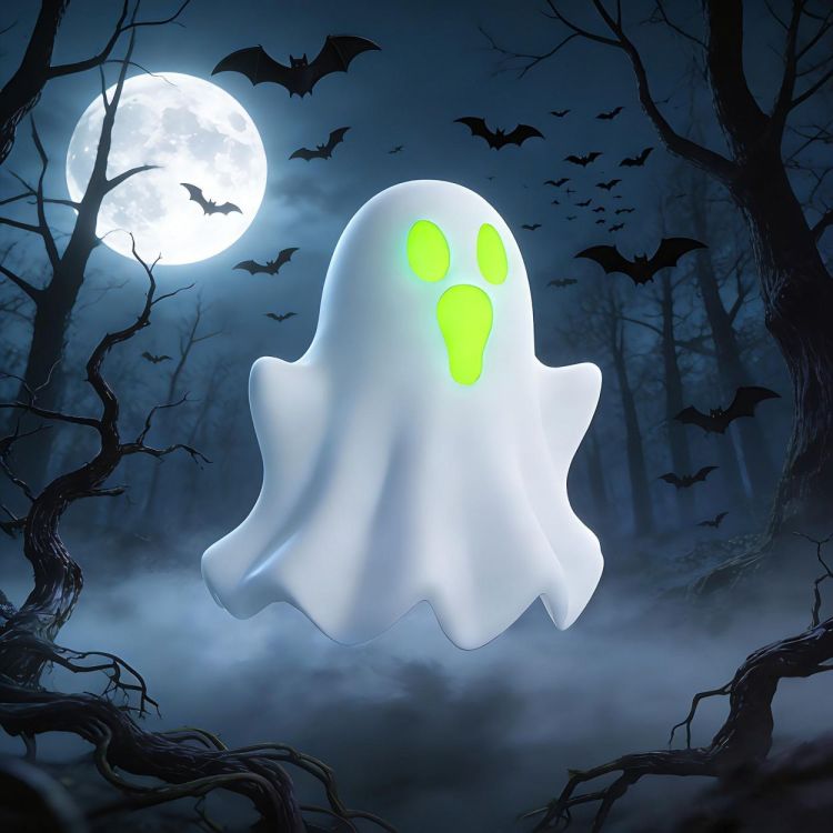 Chocli Keychain Ghost (White) - Panache (Koksijde)
