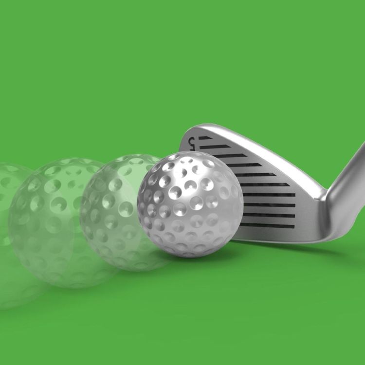 Chocli Keychain Golf Club with Ball (Silver) - Panache (Koksijde)