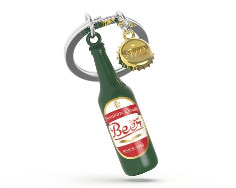 Chocli Keychain Green Beer Bottle (Multi) - Panache (Koksijde)