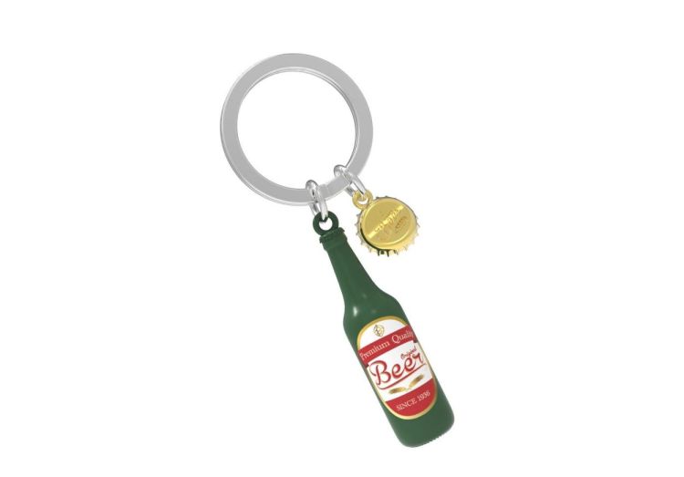 Chocli Keychain Green Beer Bottle (Multi) - Panache (Koksijde)