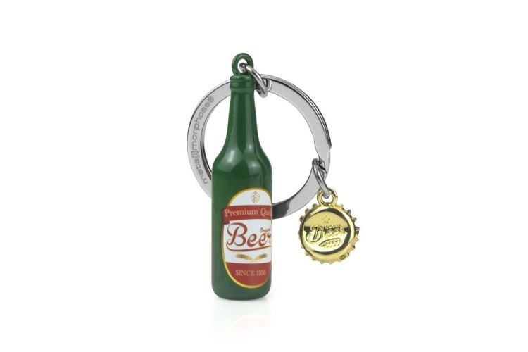 Chocli Keychain Green Beer Bottle (Multi) - Panache (Koksijde)