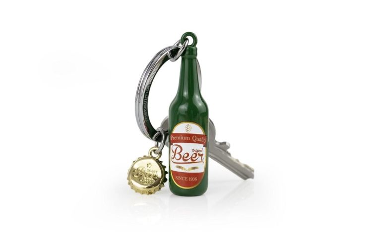 Chocli Keychain Green Beer Bottle (Multi) - Panache (Koksijde)