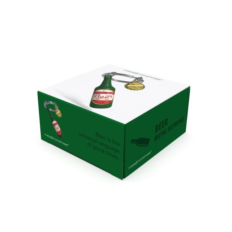 Chocli Keychain Green Beer Bottle (Multi) - Panache (Koksijde)