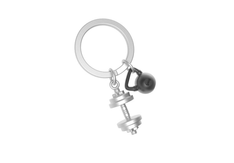 Chocli Keychain Gym with weights (Multi) - Panache (Koksijde)