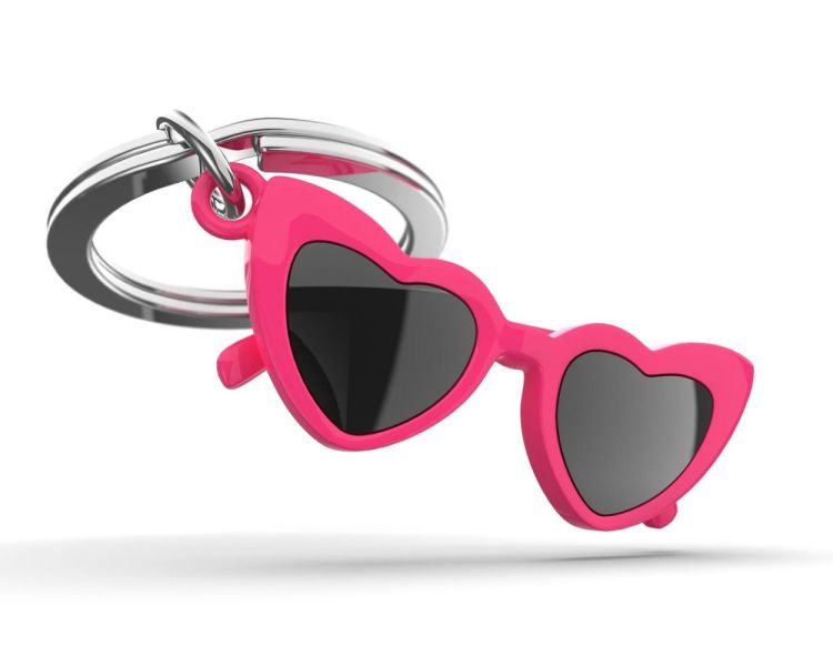 Chocli Keychain Heart Shaped Glasses (Pink) - Panache (Koksijde)