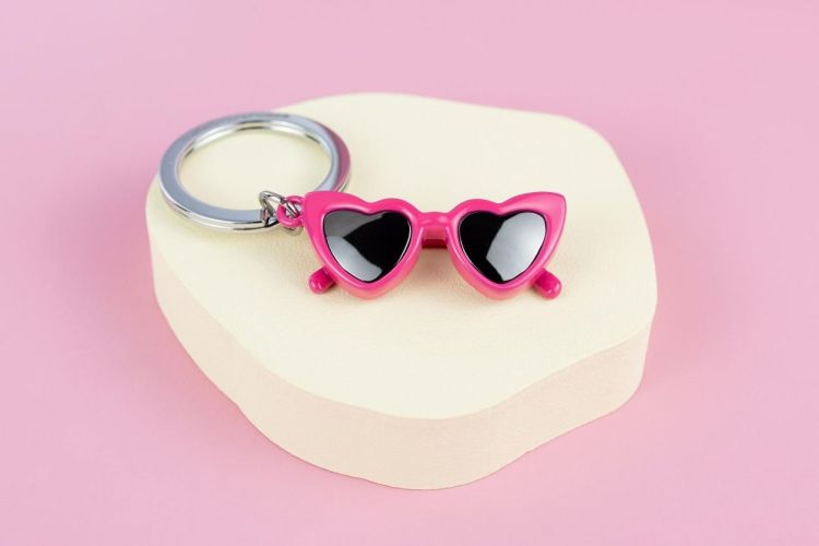 Chocli Keychain Heart Shaped Glasses (Pink) - Panache (Koksijde)