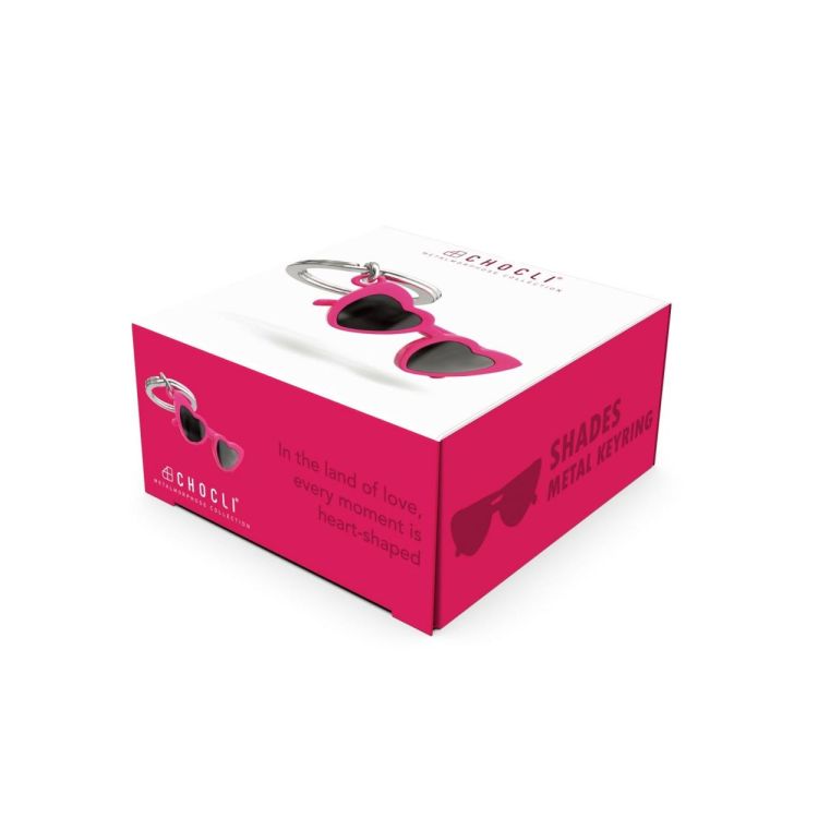 Chocli Keychain Heart Shaped Glasses (Pink) - Panache (Koksijde)