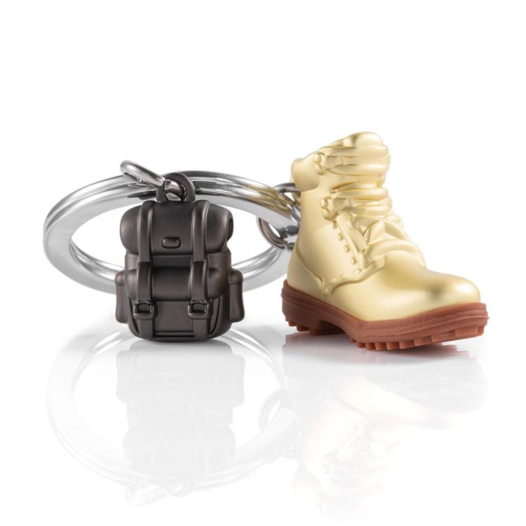 Chocli Keychain Hiking boots with Backpack (Multi) - Panache (Koksijde)