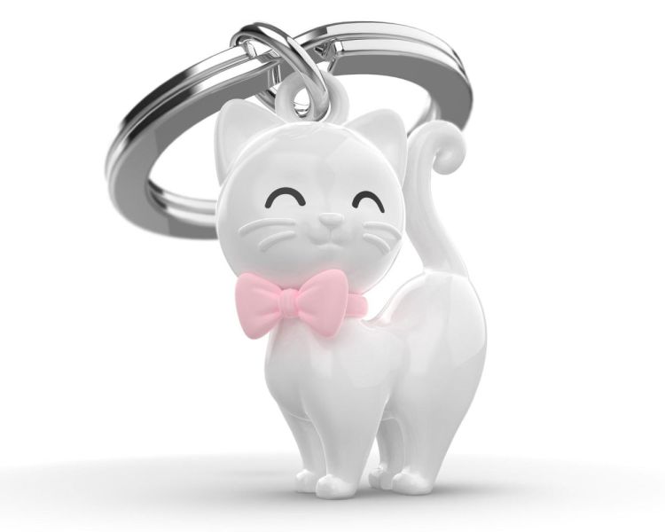 Chocli Keychain House Cat (White) - Panache (Koksijde)