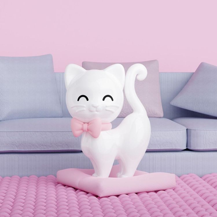 Chocli Keychain House Cat (White) - Panache (Koksijde)